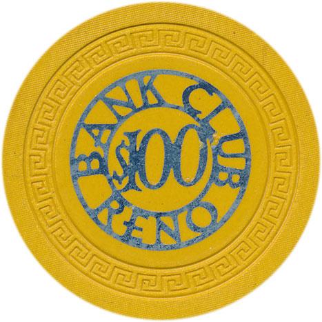 Bank Club Casino History and its Casino Chips from Reno, Nevada