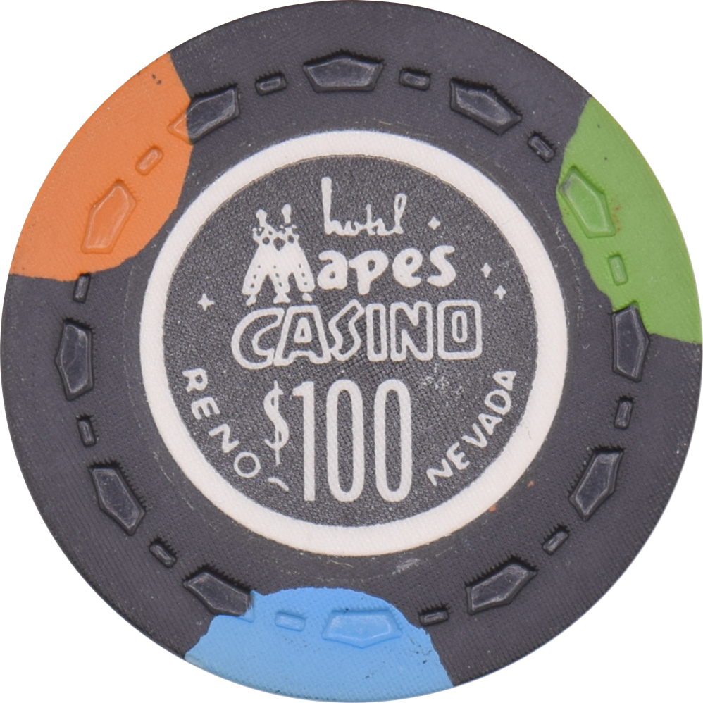 Mapes Casino Reno Nevada $100 Chip 1969