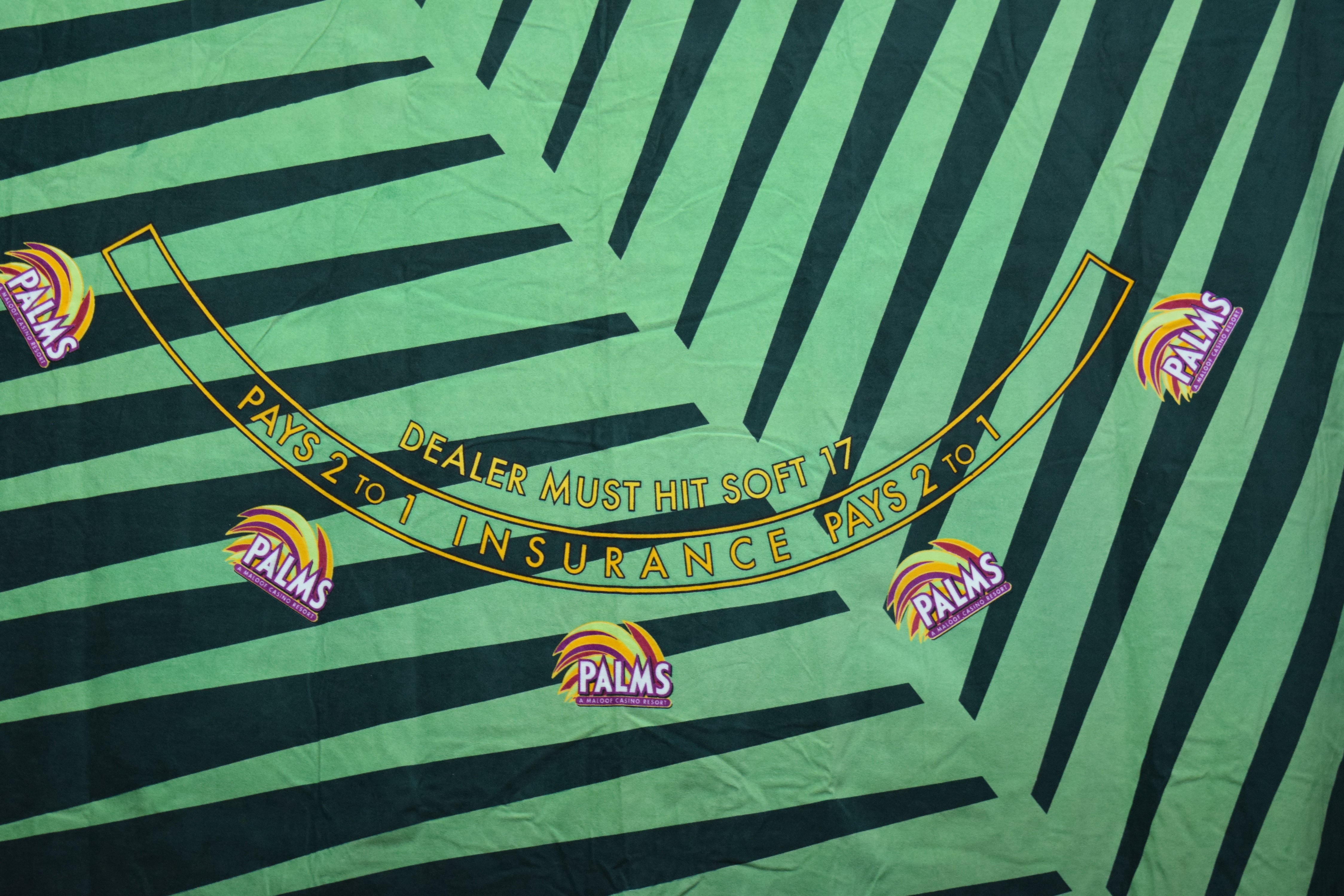 Palms Casino Las Vegas Nevada New Blackjack Layout