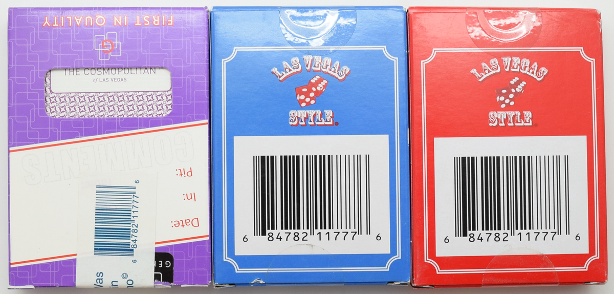 Cosmopolitan Casino Las Vegas Used Playing Cards