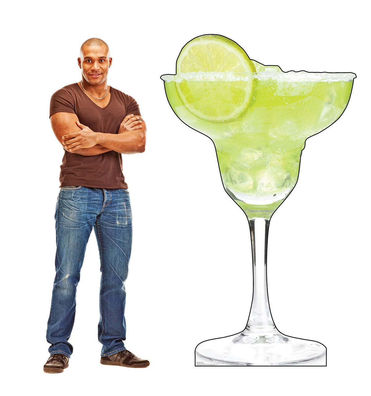 Margarita Glass Cardboard Cutout