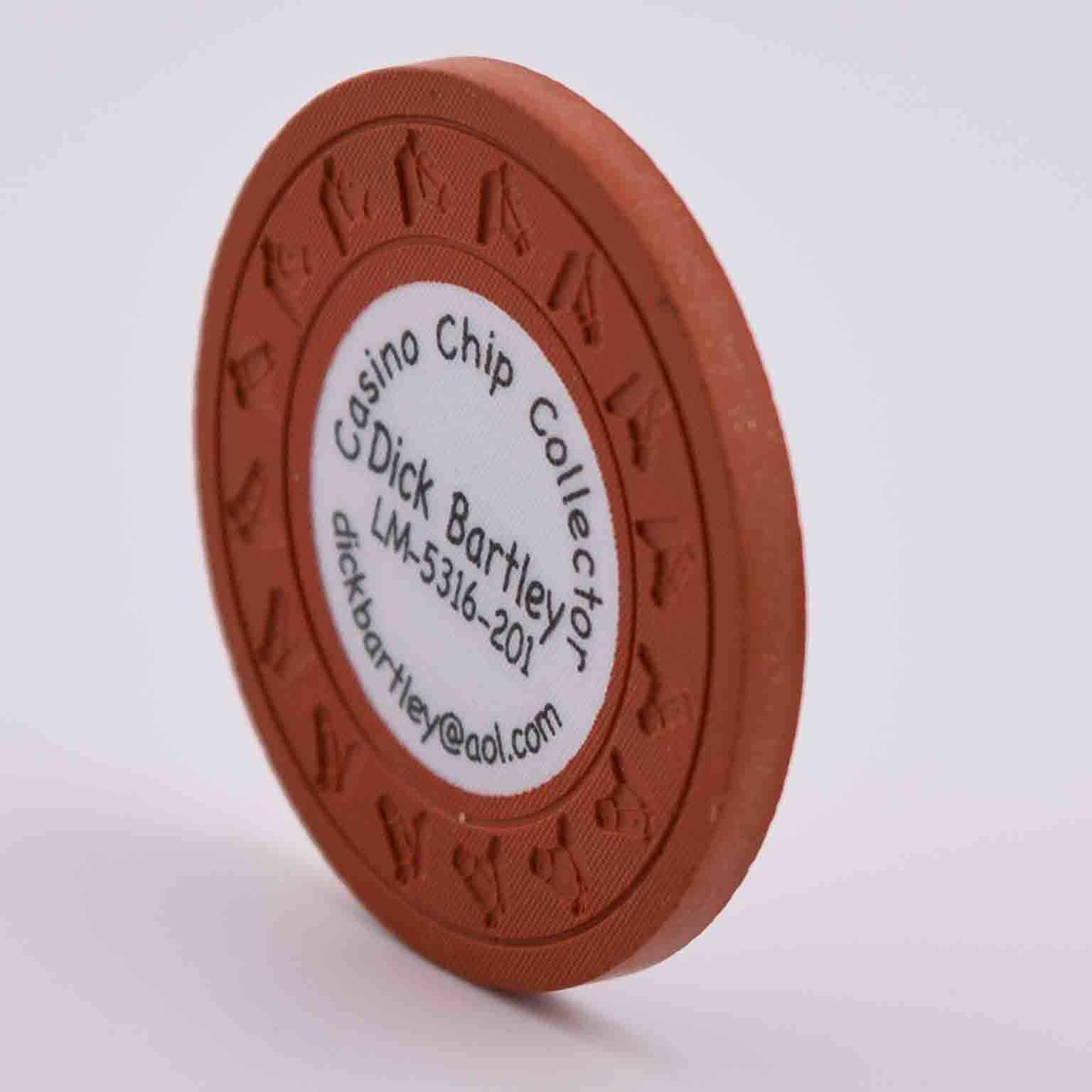 Dick Bartley Casino Chip Collector Personal Chip