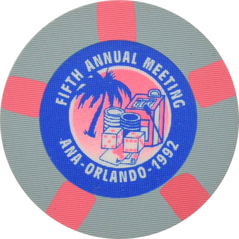 Casino Chips and Gaming Tokens Collectors Club 5th Annual Meeting Orlando Chip 1992