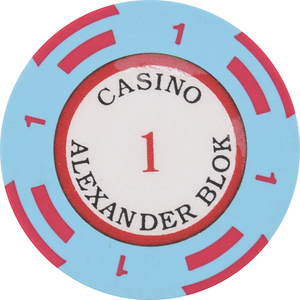 Casino Alexander Blok Moscow Russia $1 Chip