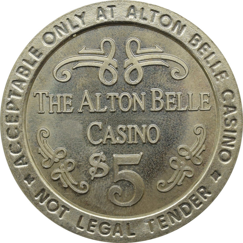 Alton Belle Casino Council Alton Illinois $5 Token