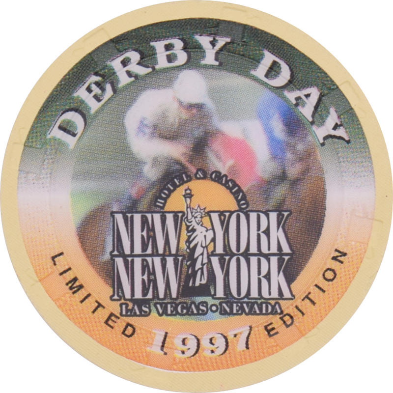 New York New York Casino Las Vegas Nevada Derby Day Chip 1997