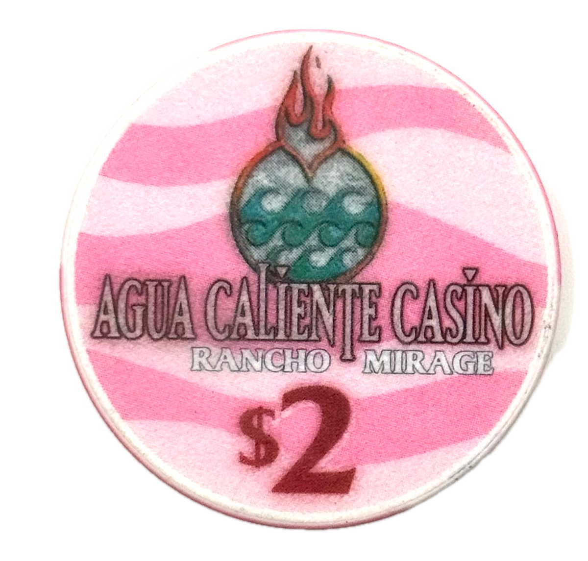 Agua Caliente Casino Rancho Mirage CA $2 Chip