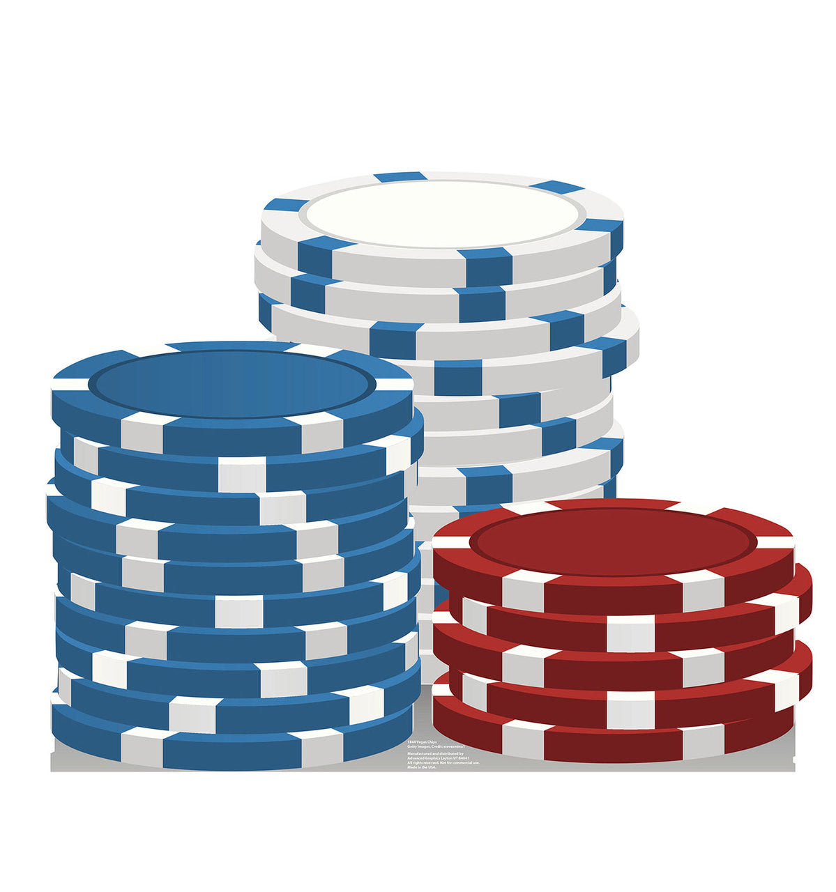 Vegas Chips Cardboard Cutout