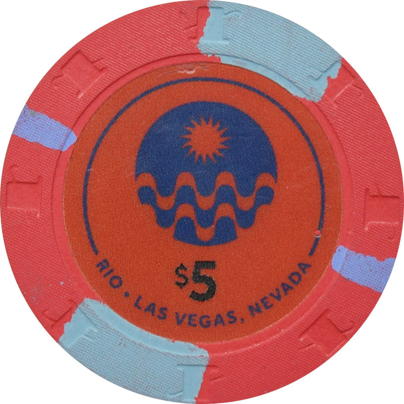 Rio Casino Las Vegas Nevada $5 Chip 2023