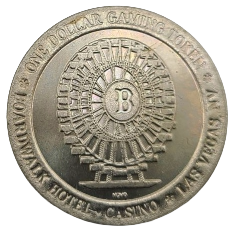 Boardwalk Hotel and Casino Las Vegas Nevada $1 Token