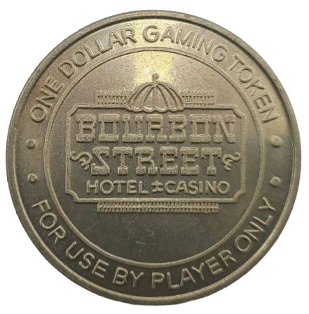 Bourbon Street Hotel and Casino Las Vegas Nevada $1 Token