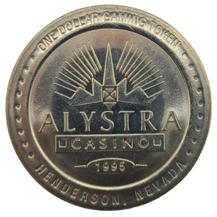Alystra Casino Henderson Nevada $1 Token 1995
