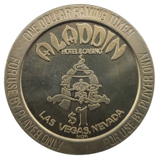 Aladdin Hotel and Casino Las Vegas Nevada $1 Token 1987