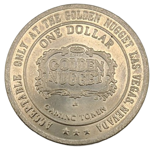 Golden Nugget Casino Las Vegas NV $1 Token 1988
