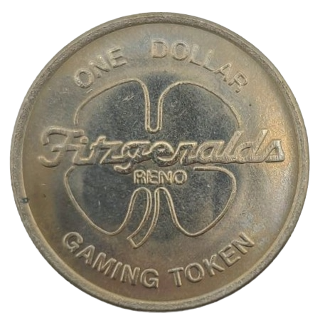 Fitzgeralds Hotel and Casino Reno Nevada $1 Token 1985