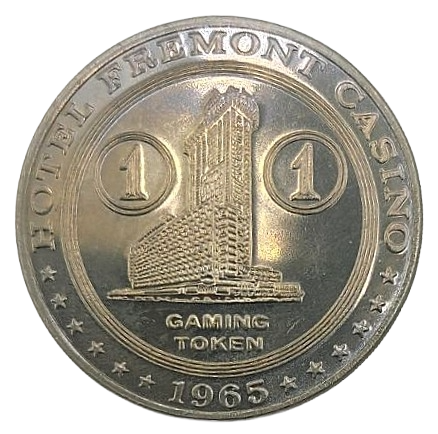 Fremont Hotel and Casino Las Vegas Nevada $1 Token 1965