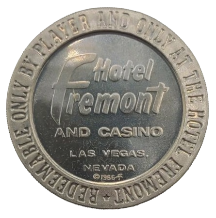 Fremont Hotel and Casino Las Vegas Nevada $1 Token 1966