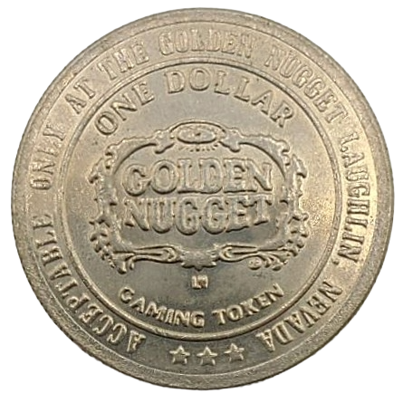 Golden Nugget Hotel and Casino Las Vegas Nevada $1 Token 1988