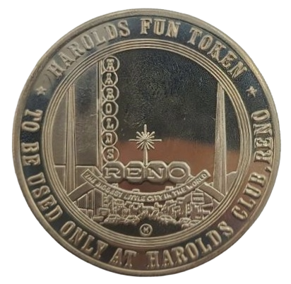 Harold's Club Casino Reno Nevada $1 Token