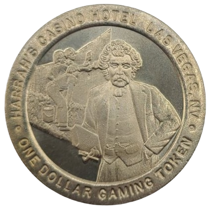 Harrah's Casino Las Vegas NV $1 Token 1992 (Mark Twain)
