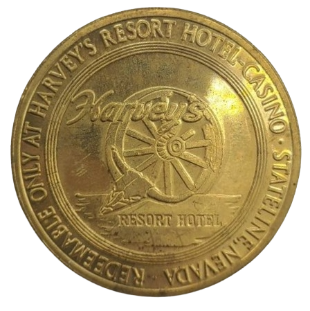 Harvey's Hotel and Casino Stateline Nevada $1 Casino 1965