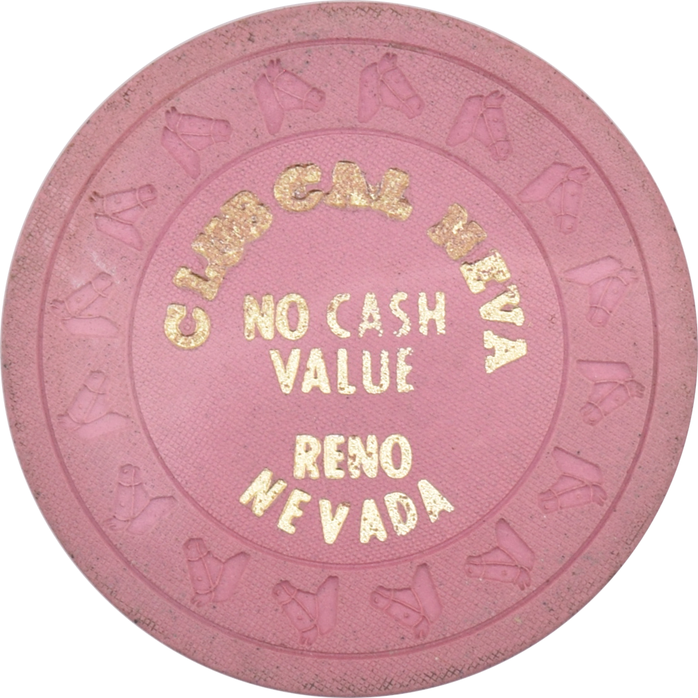 Club Cal-Neva Casino Reno Nevada Lavender NCV Chip 1970s