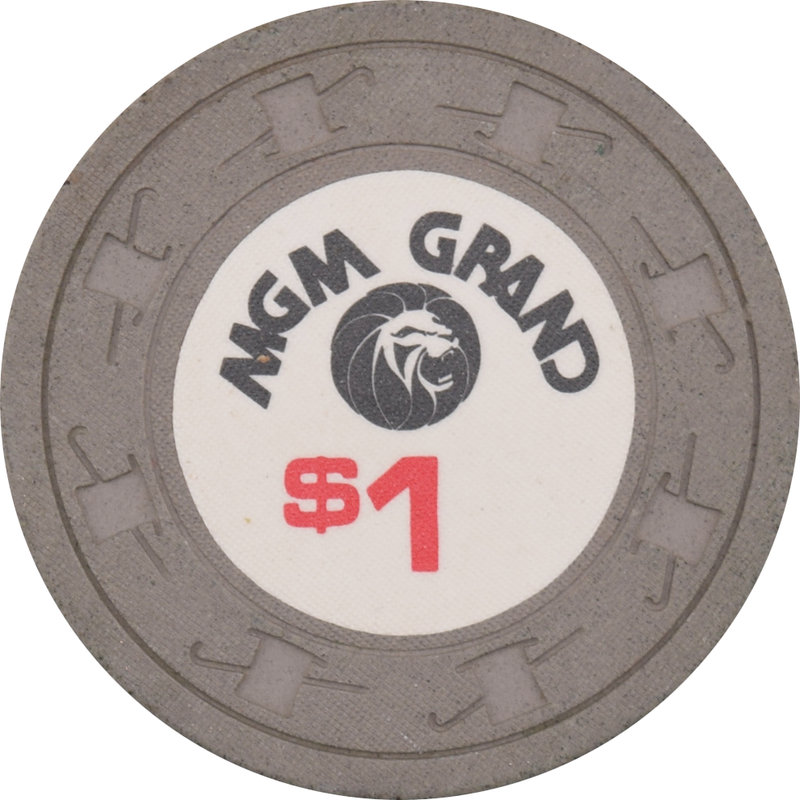 MGM Grand Casino Las Vegas Nevada $1 Chip 1973