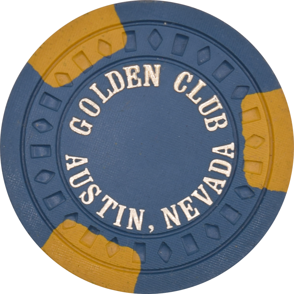 Golden Club Casino Austin Nevada $10 Chip 1940s