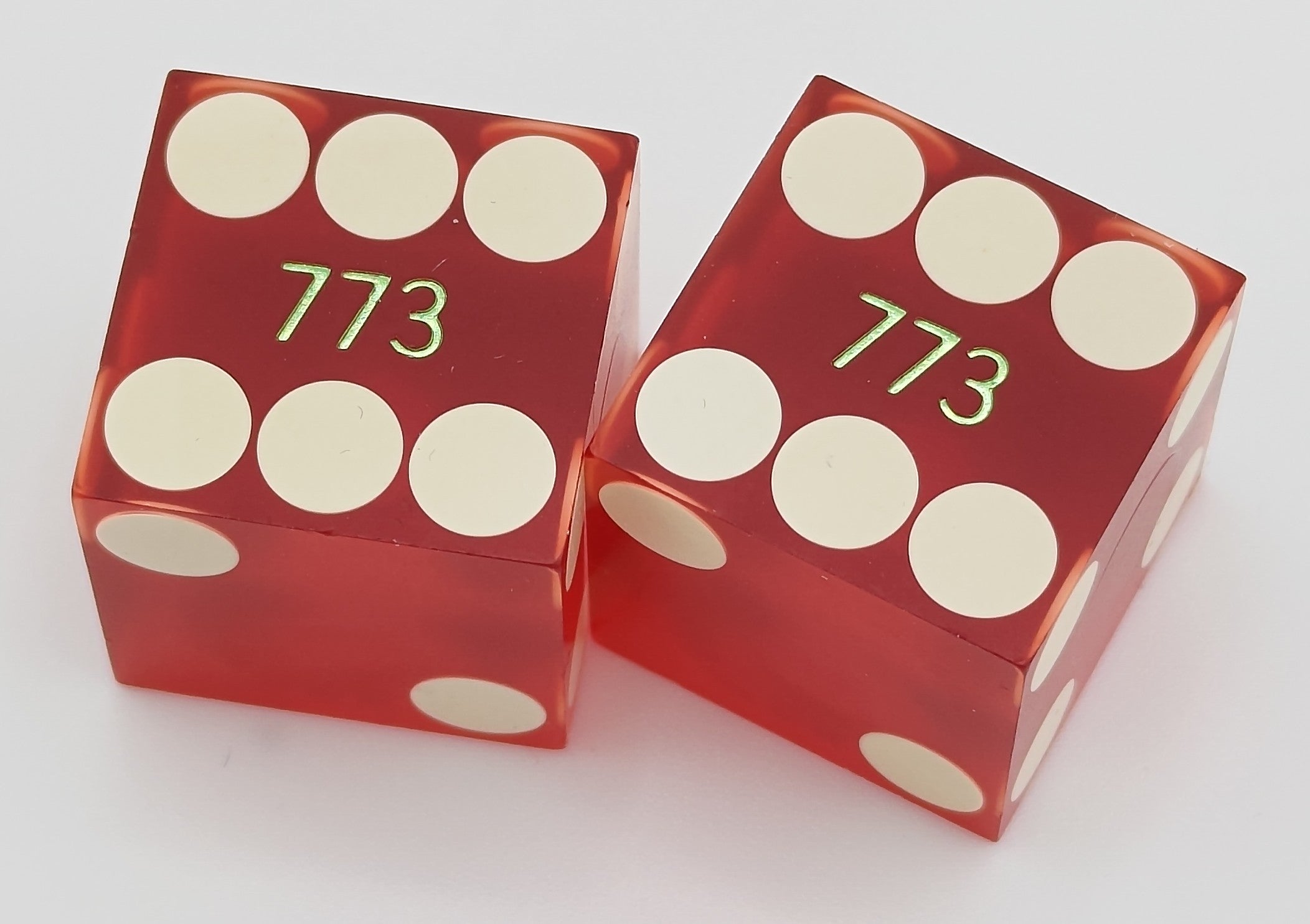 Frontier Casino Matching Number Used Dice of Pair