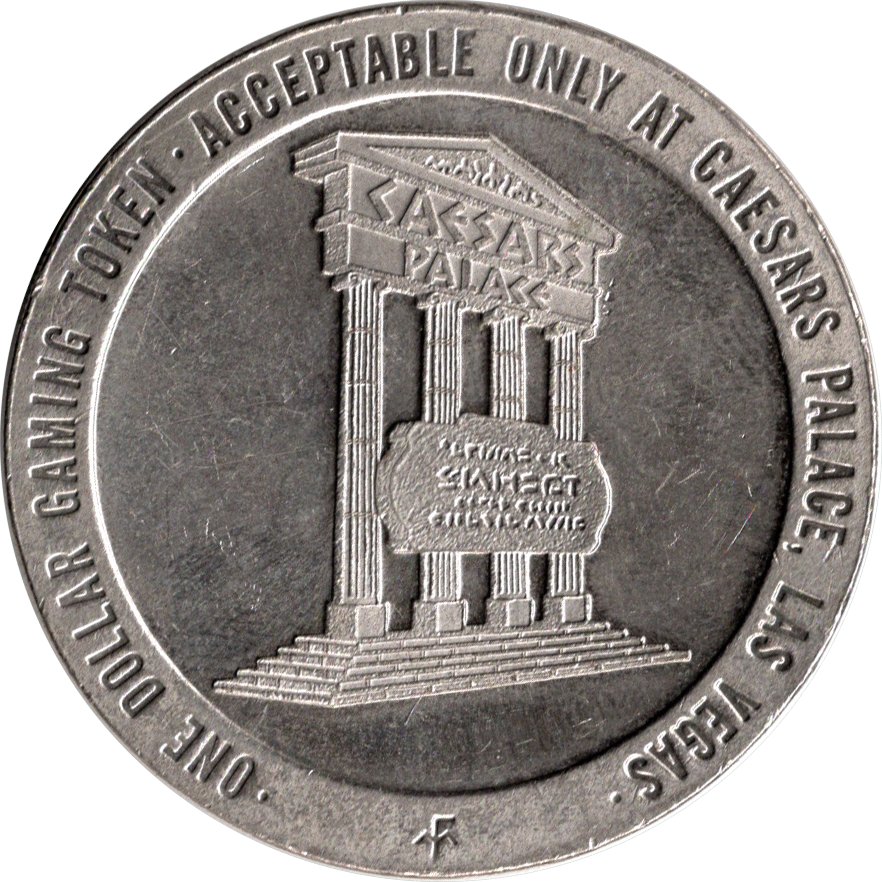 Caesars Palace Casino Las Vegas Nevada $1 Gaming Token 1979 Uncirculated