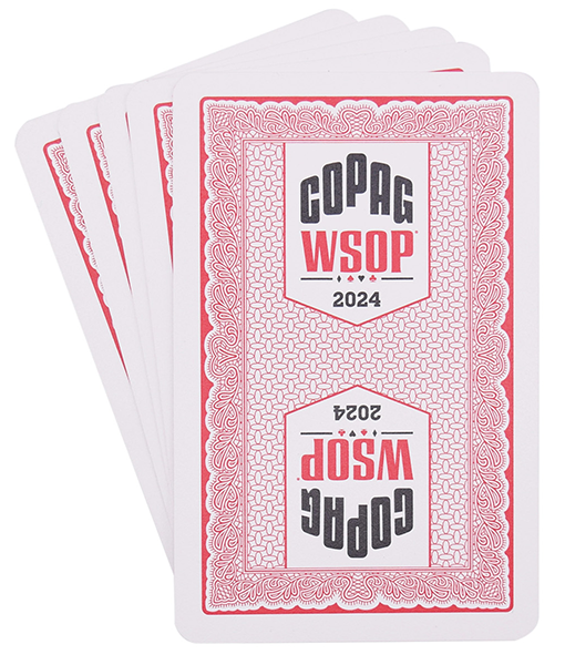 144 Used Red Decks WSOP 2024 Copag Plastic Playing Cards Bridge Size