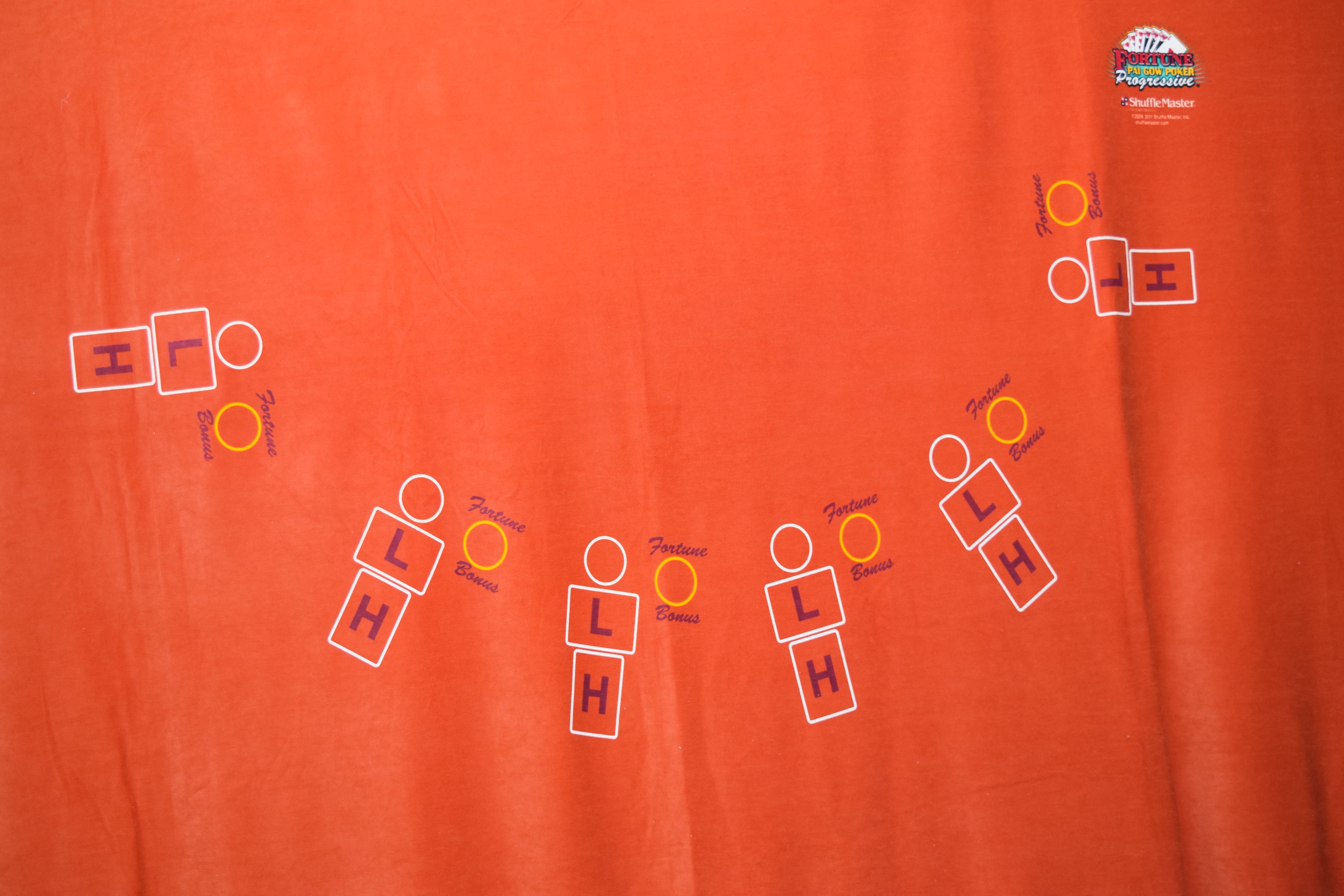 Golden Nugget Casino Las Vegas Nevada New Pai Gow Layout