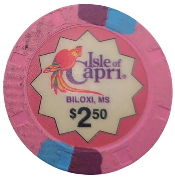 Isle of Capri Casino Biloxi Mississippi $2.50 Chip