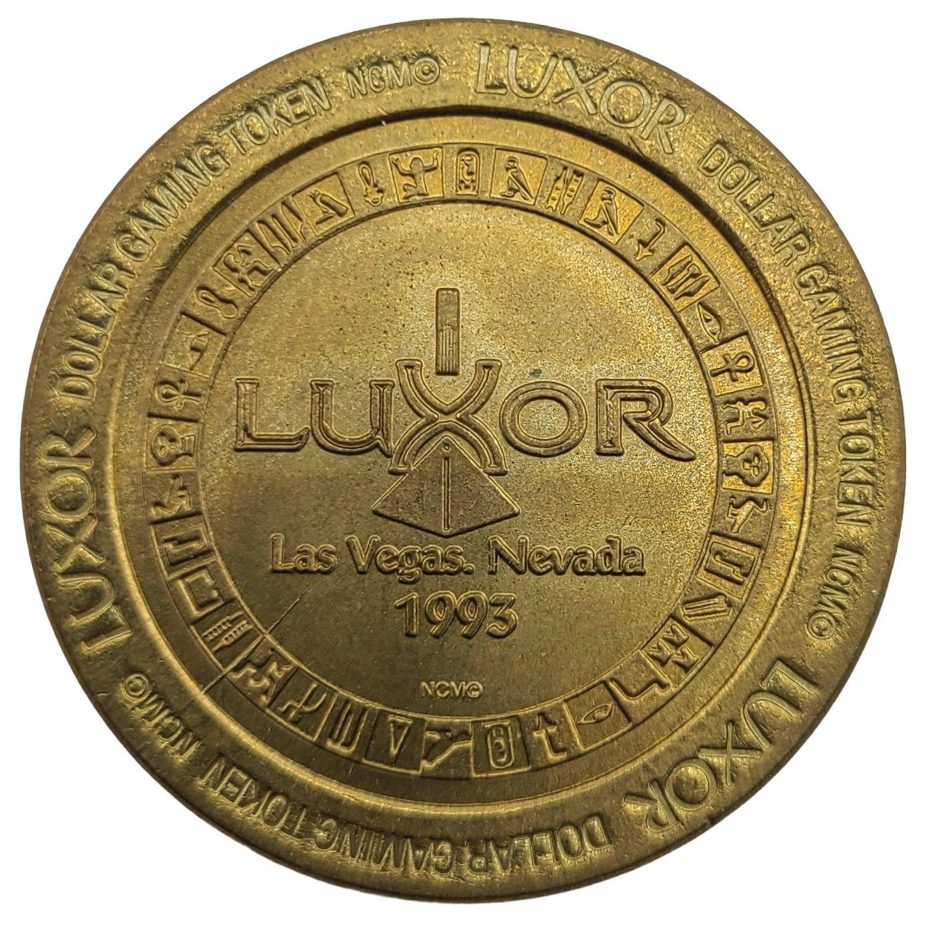 Luxor Hotel and Casino Las Vegas Nevada $1 Token 1993 Sphinx of Giza