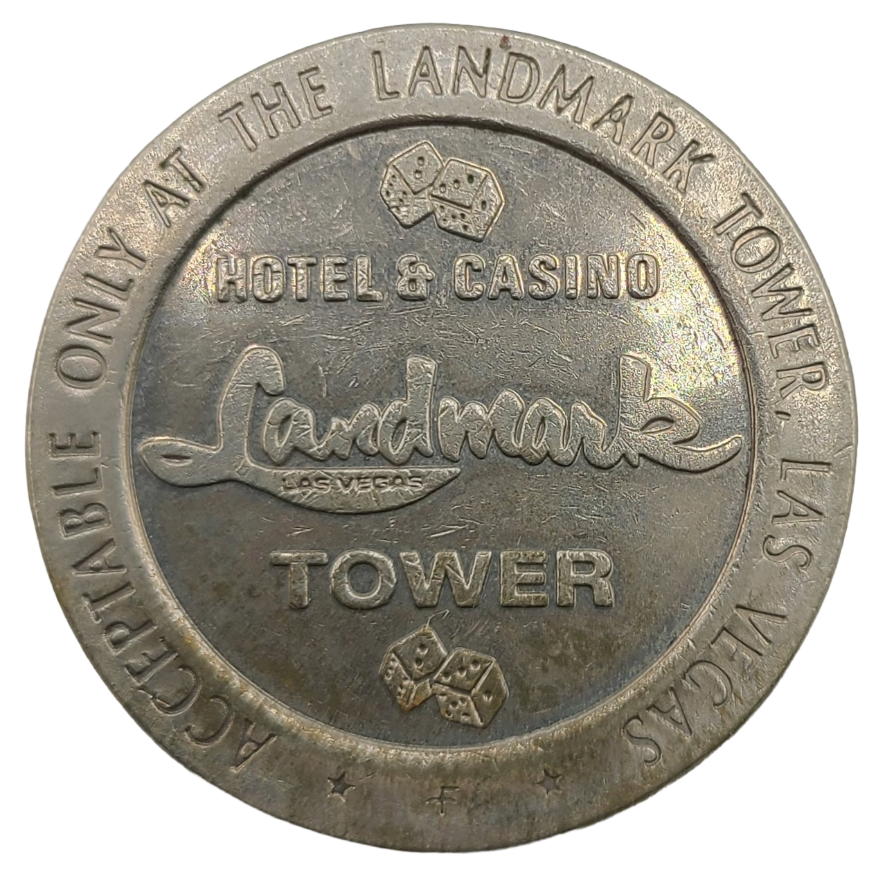 Landmark Casino Las Vegas Nevada $1 Token 1967