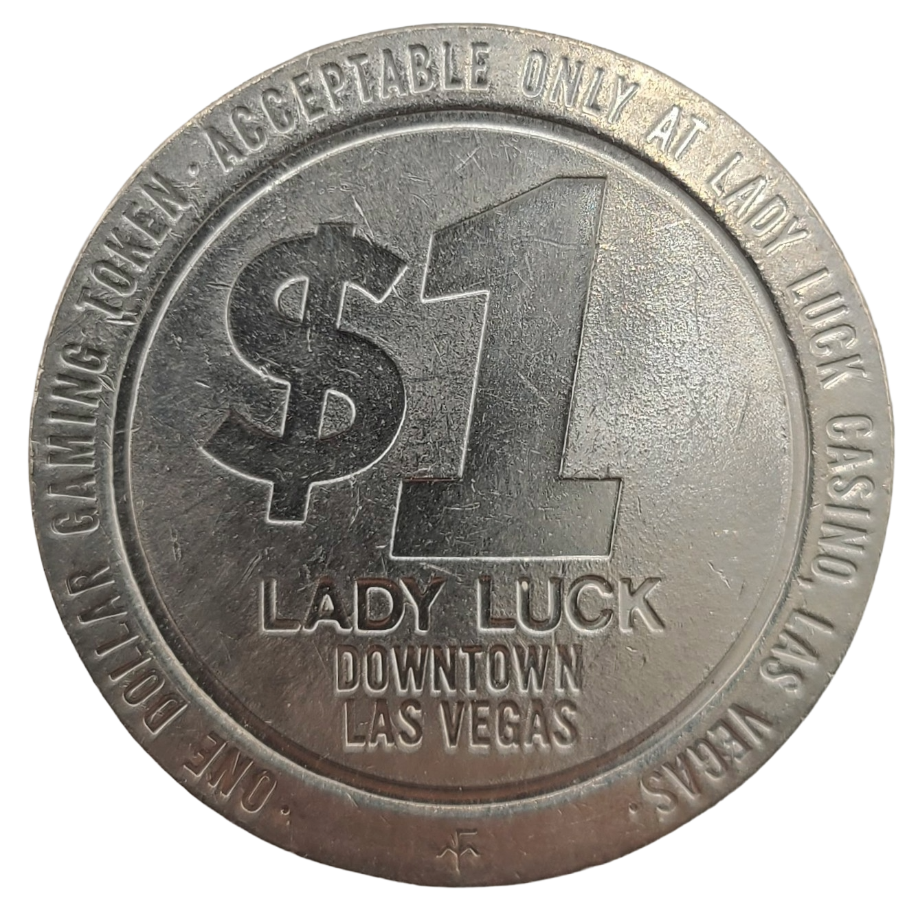 Lady Luck Casino Las Vegas Nevada $1 Token 1983