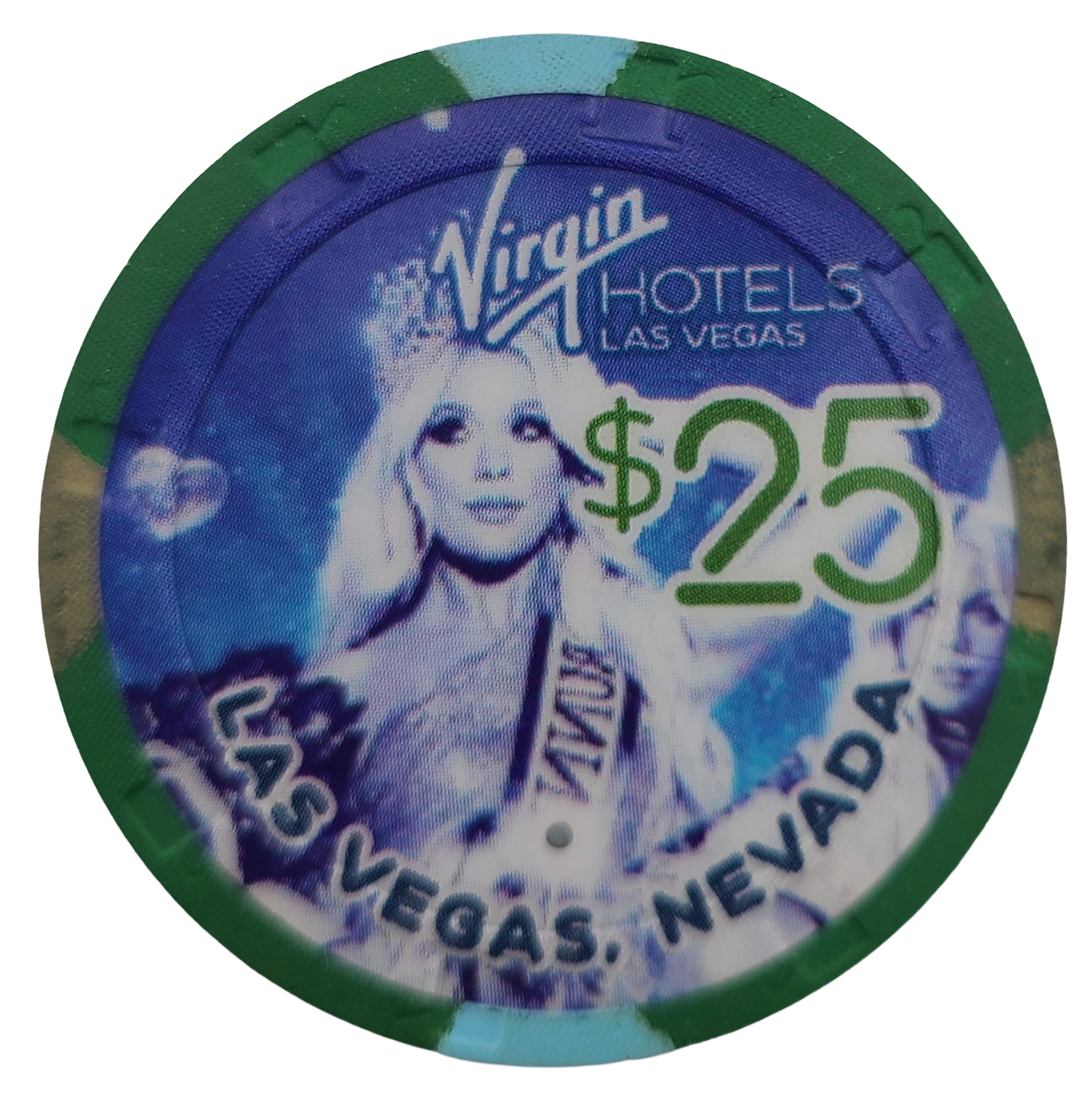 Virgin Hotel and Casino Las Vegas Nevada $25 Chip 2025