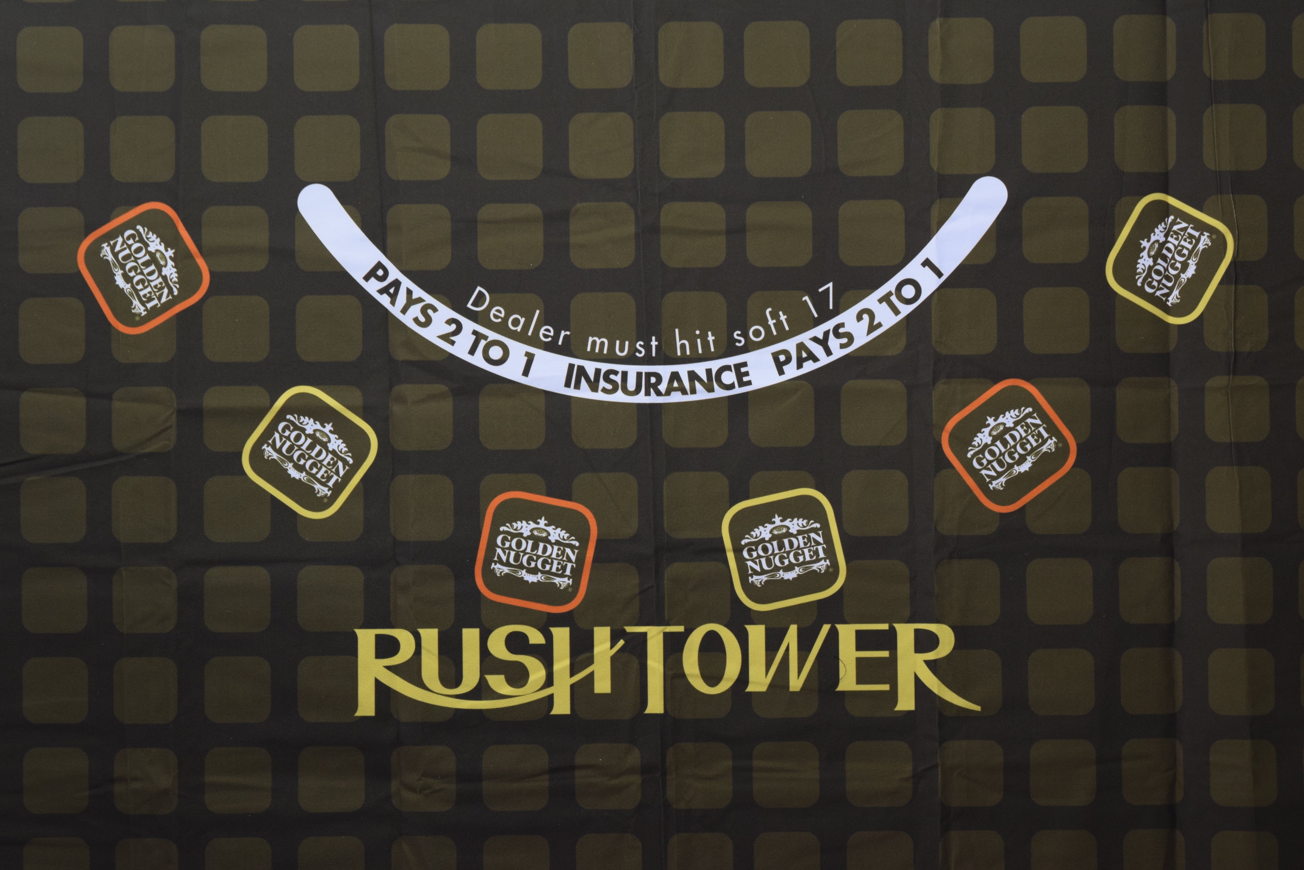 Golden Nugget Casino Las Vegas Nevada New Rush Tower Blackjack Layout