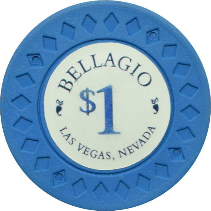 Bellagio Casino Las Vegas Nevada Ocean's Eleven Movie Prop $1 Chip