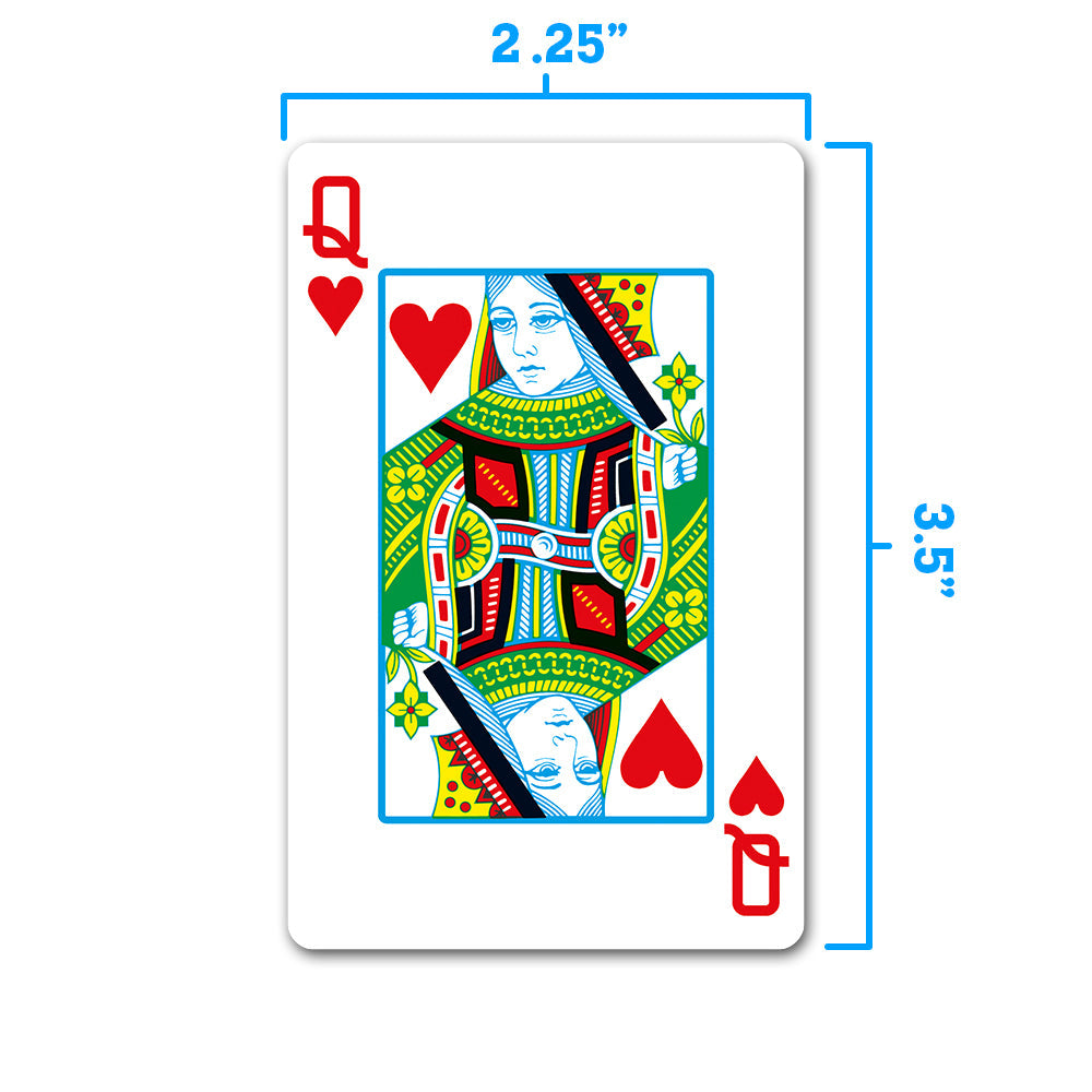 Copag WSOP 2024 Traditional Design 100% Plastic Playing Cards - Narrow Size (Bridge) Regular Index Black/Red Double Deck Set