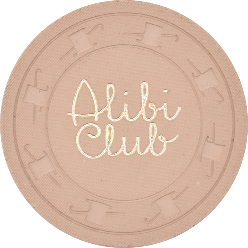 Alibi Club Casino Pittman Nevada $1 Chip 1955
