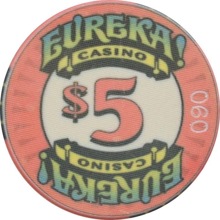 Eureka Casino Black Hawk Colorado $5 Mt. Elbert Chip 1996