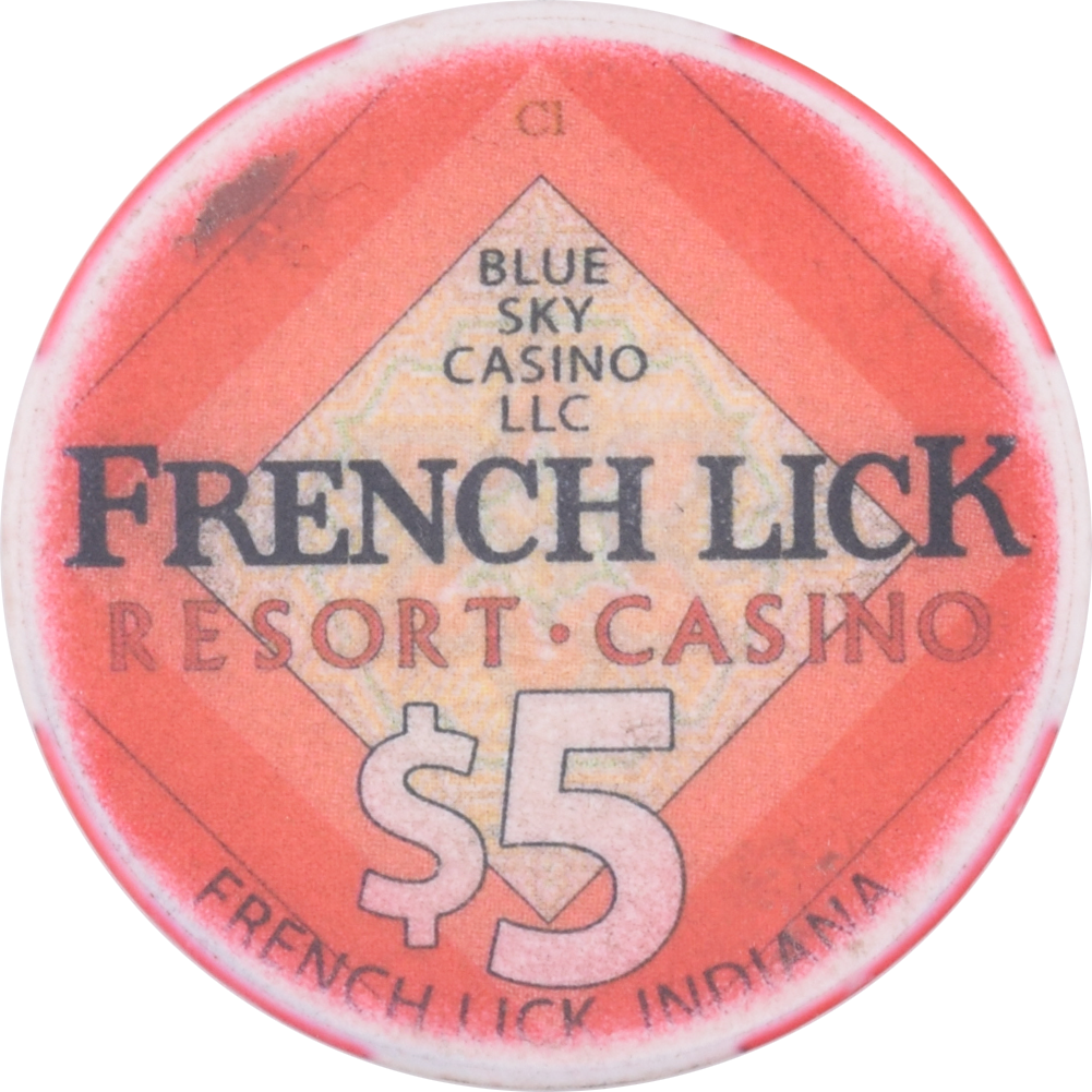 French Lick Resort Casino French Lick Indiana $5 Chip