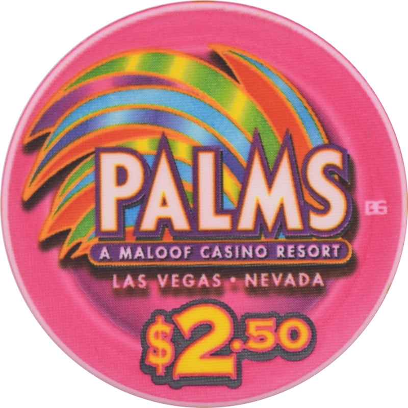 Palms Casino Las Vegas Nevada $2.50 Preakness Winner Smarty Jones Chip 2004