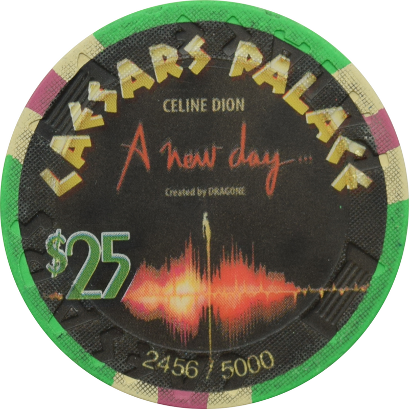 Caesars Palace Casino Las Vegas Nevada $25 Celine Dion Smiling Chip 2003