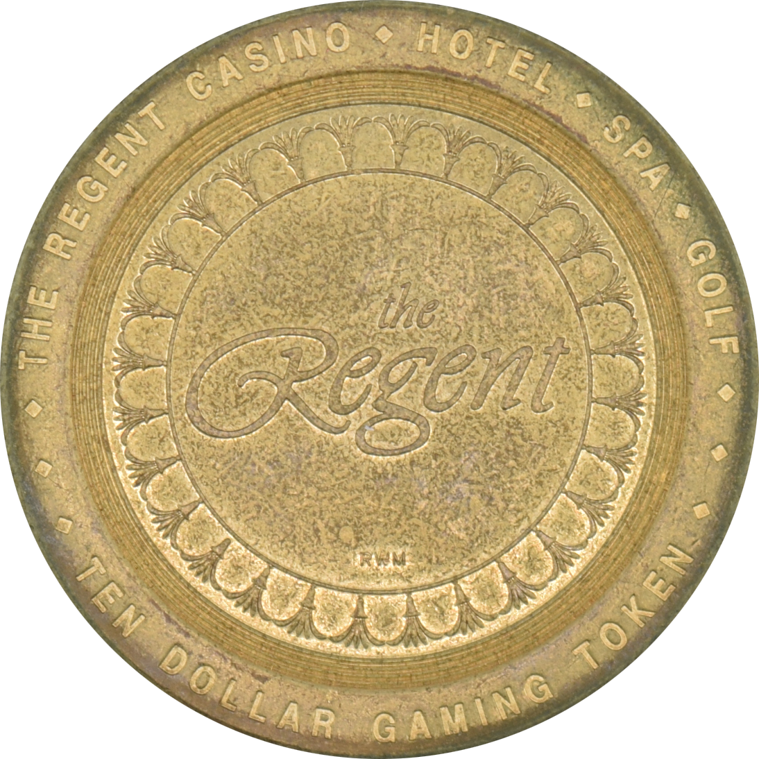 The Regent Casino Las Vegas Nevada $10 Token 2000