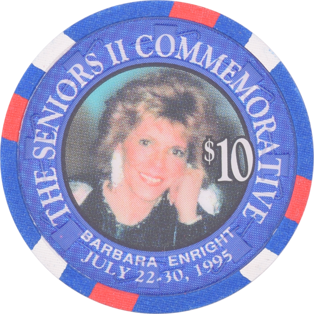 Oceanside Card Room Casino Oceanside California $10 Barbara Enright Chip
