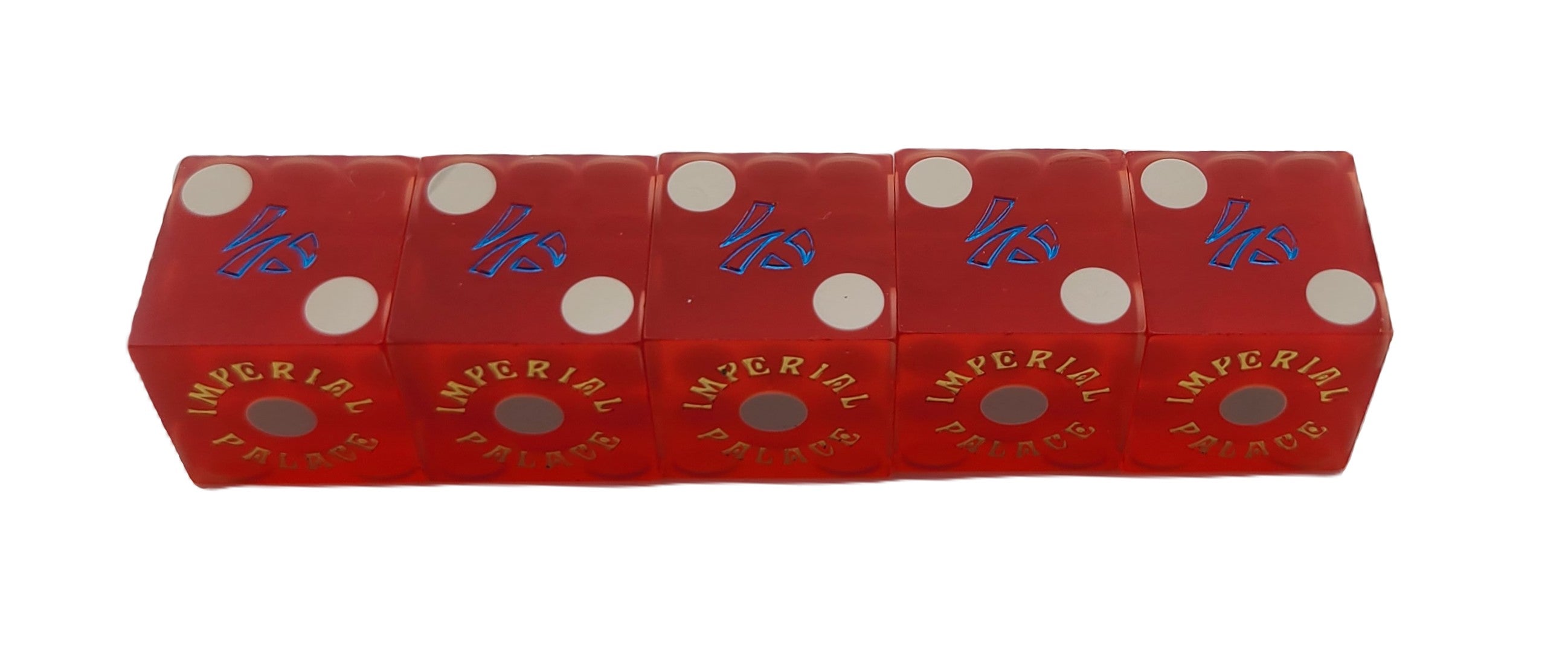 Imperial Palace Casino Las Vegas Nevada Stick of used Dice 1980's