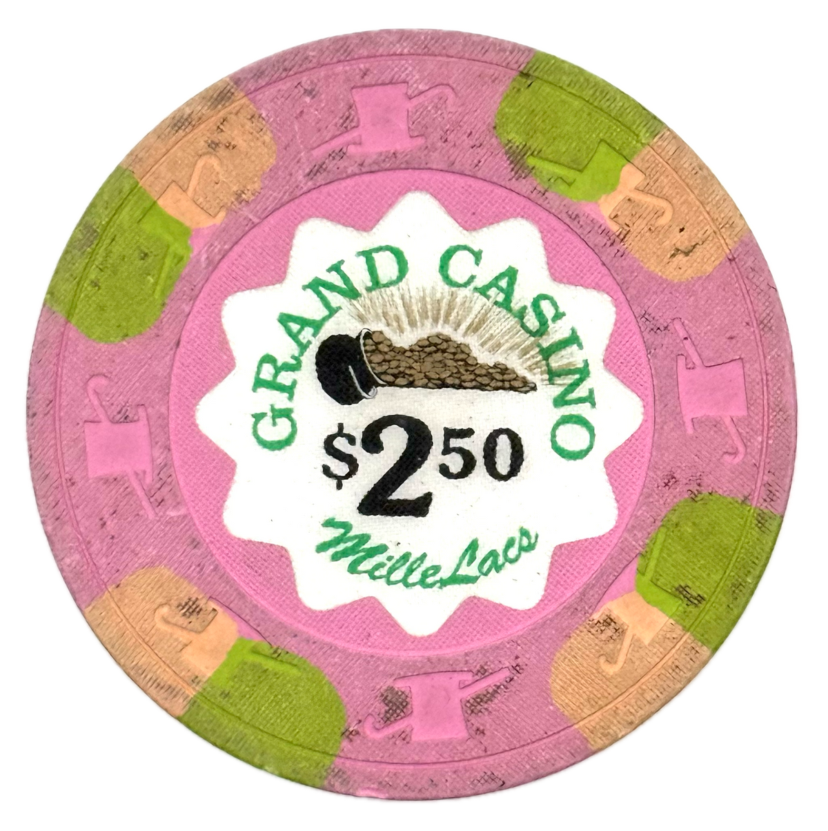 Grand Casino Mille Lacs MN $2.50 Chip