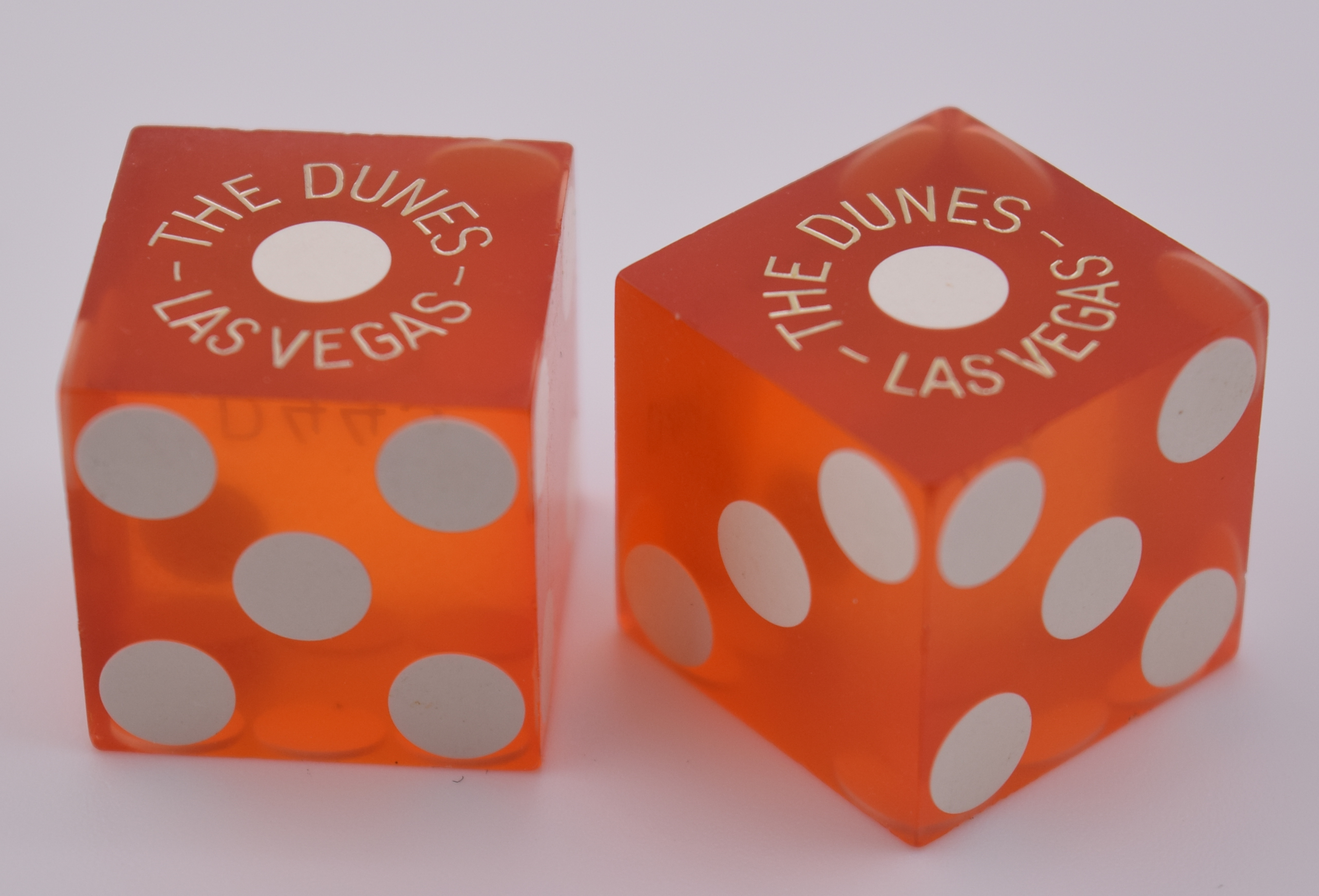 Dunes Casino Dice Las Vegas Nevada Matching Numbers
